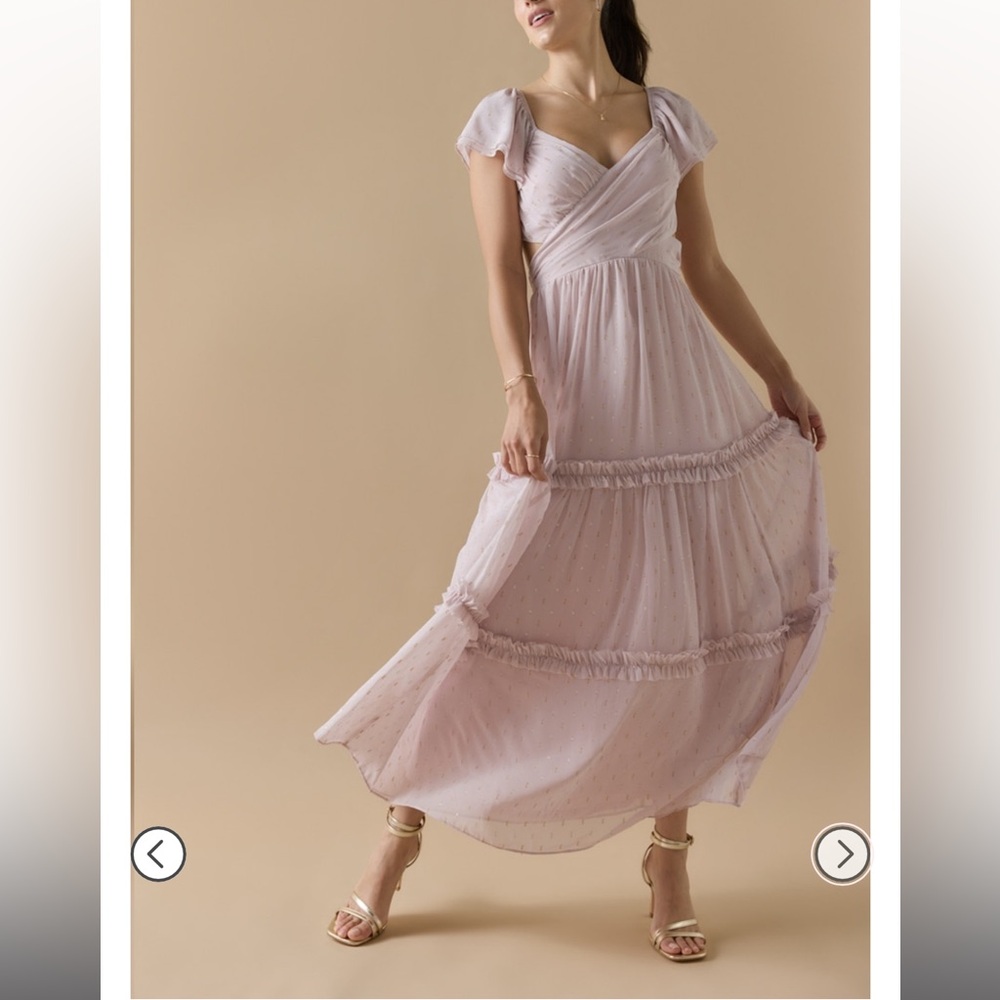 NWT Francesca’s Velma Ruffled Tier Dress